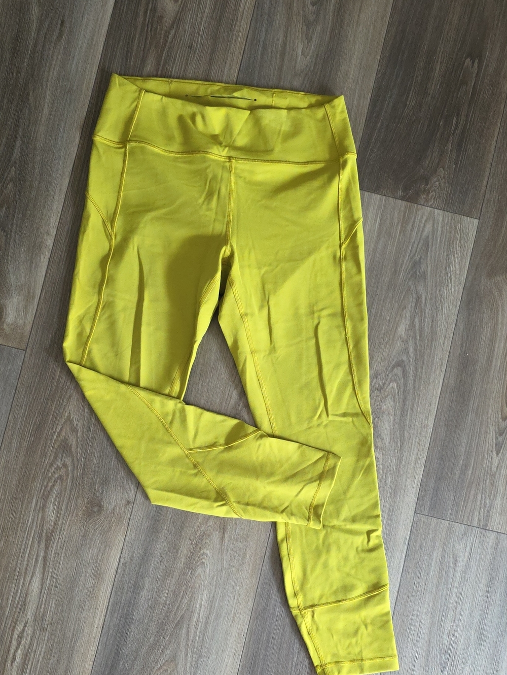 lululemon athletica Lime Green High-Waist Leggings